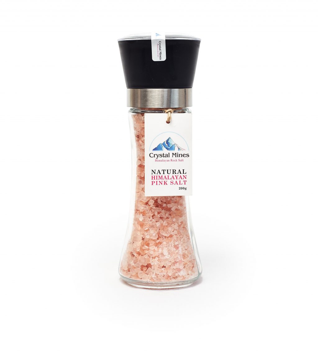 Natural Himalayan Pink Salt Grinder - Royal Nut Company